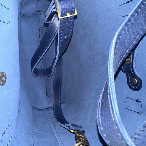 Portland leather goods cowboy blue mini crossbody - Picture 3 of 3